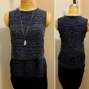 THEORY | sleeveless silk blouse